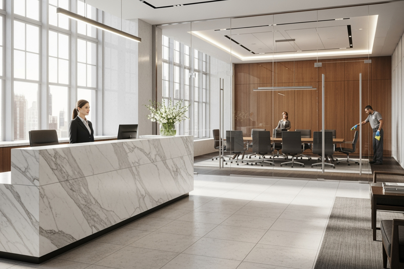 High end law firm cleaning