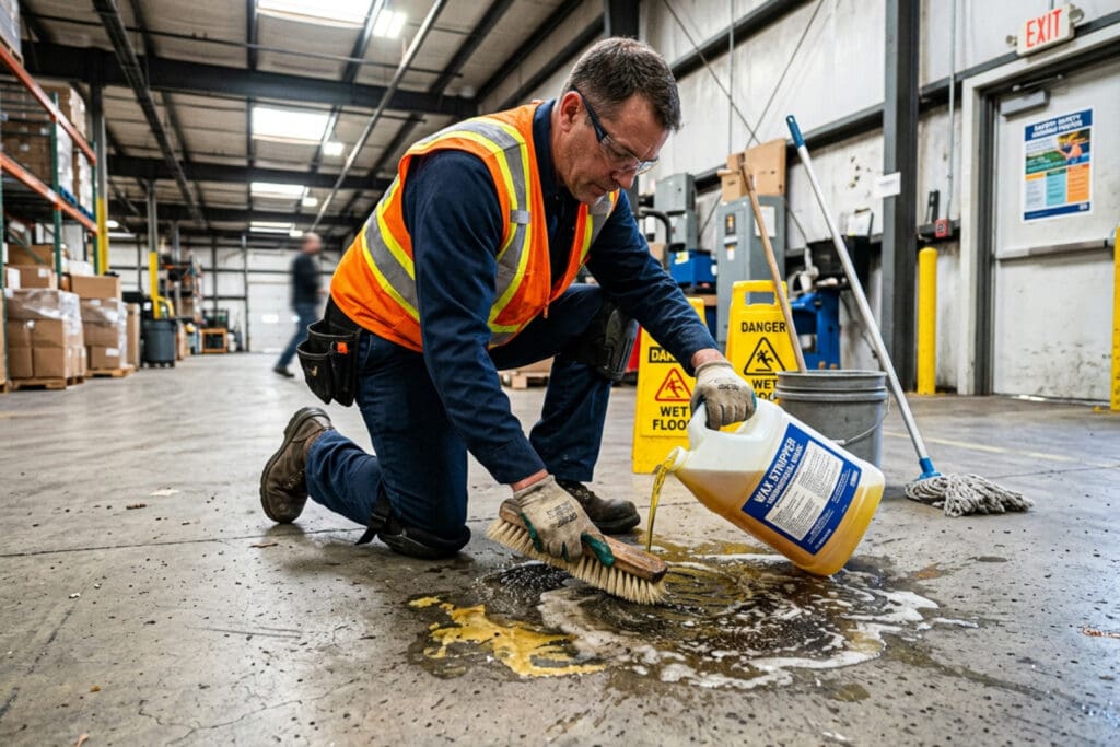 commercial floor wax stripper