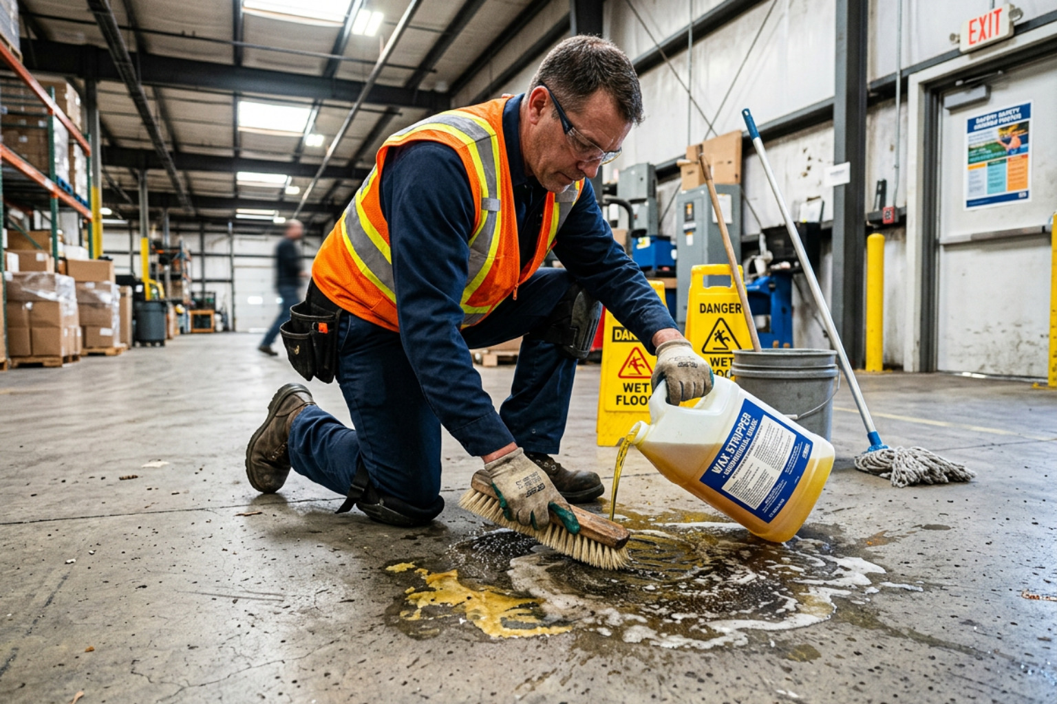 commercial floor wax stripper