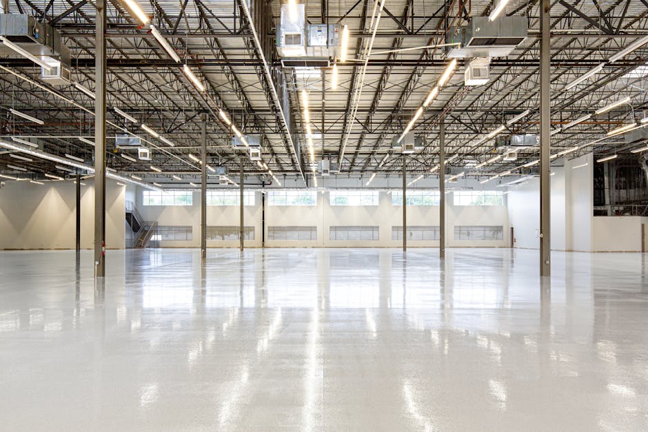 finish floor wax on commercial facility floor - finish floor wax